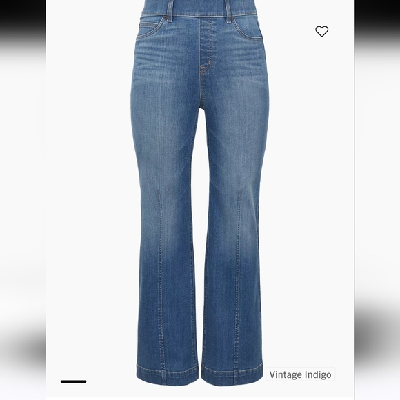 SPANX Seamed Front Wide Leg Jean in Vintage Indigo. Size SP NWT - Picture 10 of 13